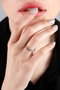 Heliophilia Silver Anillo de Zirconio en Bronce Plateado